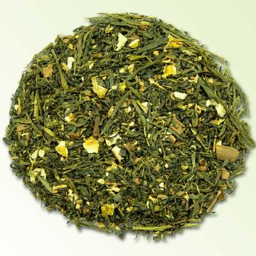 Kashmir Grüner Tee mit Vanillegeschmack und Gewürznote von Nelke und Cassia. Ab 4,25€. Gewürznelken, Cassia und Ingwer, verfeinert mit Orangenschalen geben dem Tee seinen würzigen und besonders einmaligen Geschmack.