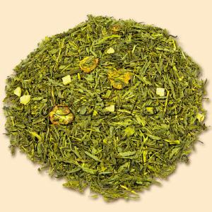 Annaberry Gr�ner Tee mit Erdbeerst�cken, aromatisiert mit fruchtiger Ananasnote.
