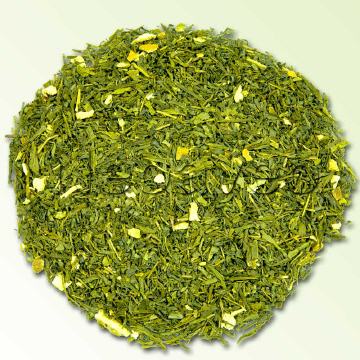 Heiß und kalt Grüner Tee aromatisiert, heisser oder kalter Genuss zu jeder Jahreszeit.