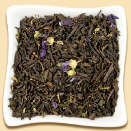 Schwarzer Tee-Mischung, Earl Grey Blue Star, balue Kornblumem-Bl&uuml;ten, aroamtisiert, Bergamotte-Geschmack