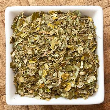 Moringablätter Tee geschnitten, Kräutertee, Powergeber, Powerpflanze