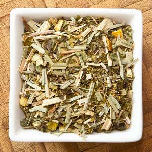 Kr�uterteemischung Moringa Zitrone Ingwer, Ingerst�cke, Zitronengras, Powertee