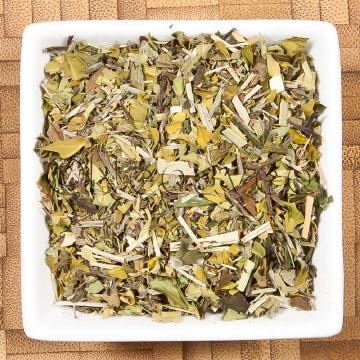 Moringa Power außergewöhnliche Teespezialität ohne Aroma, weißem Tee und spritziger Kräutermischung mit Zitronengras, Zitronenmyrte und Melisse für viel Kraft.