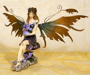 Traumfee - Bl�ten Dekorationsfigur von Pajoma