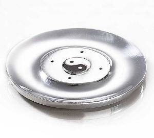 Yin & Yang R�ucherteller, R�ucherst�bchenhalter, R�ucherkegelhalter, aus Metall