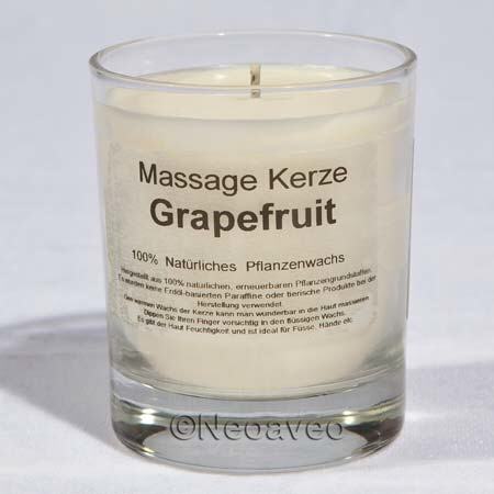 Grapefruit - Massagekerze