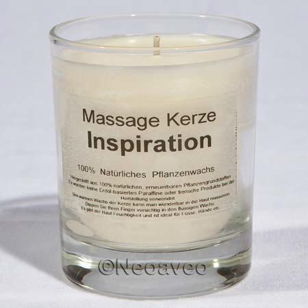 Inspiration Natur Massagekerze