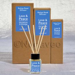 Liebe & Frieden - Natur Raumduft Diffuser, blumig, Frischeduft, &auml;therische &Ouml;lemischung, Heaven Scent