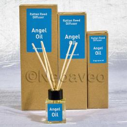 Angel Oil Natur Raumduft Diffuser, Rattan Reed Diffuser, Heaven Scent, Frischeduft, hochwertige Mischung, Parfümöle