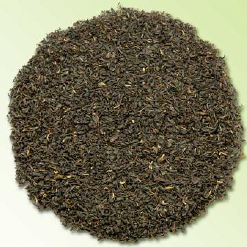 Assam  Kopili Goldspitzen - GBOP,  Broken Tee mit Tip-Einwurf. Kräftig, ergiebig mit feinem Blatt und aromatisch im Geschmack.