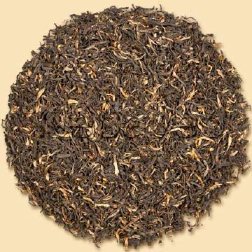 Assam Mangalam FTGFOP1 (SPL) Schwarzer Tee - orthodox. Der Geschmack ist sehr lieblich, malzig, und würzig-rund im Geschmack mit dunkler, bersteinfarbener Tasse.