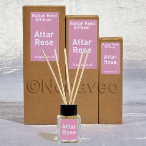 Attar Rose Natur Raumduft Diffuser von Heaven Scent mit einzigartigem Rosenduft - orientalisch, warm.r
