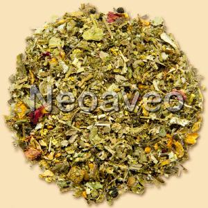 Bayerischer Schlechtwettertee Kr�utertee, mit ausgewogener Kr�utermischung. Ein Schietwettertee mit Apfelst�cken, Holunderbeeren, Rosenbl�ten und Kr�utern.