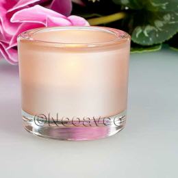Bronce Kupfer, Glasteelicht,  Kerzenglas Heavy, zur Tischdekoration, Hochzeitsdekoration, exclusives Kerzenglas