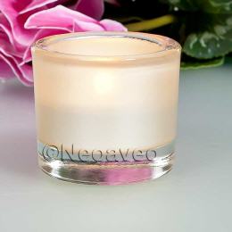 Glasteelicht, Creme Gold exclusives Heavy Kerzenglas, Hochzeitsdekoration, Tischdekoration