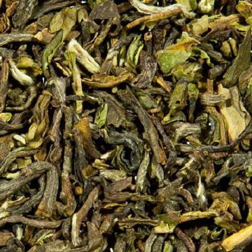 Darjeeling Grüner Tee, mit besonderem Charakter, weiche Note, helle Tasse