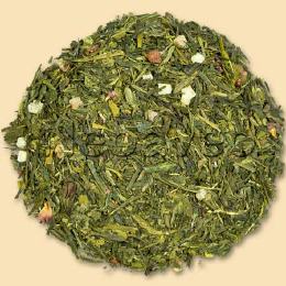 Engelskuss - Premium Teemischung aus gr&uuml;nem und weisem Tee mit Geschmacksrichtung Maracuja. Aromatisierter weisser und gr&uuml;ner Tee aus China. Sencha, Lung Ching, Pai Mu Tan.