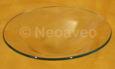 Ersatzglas-Schale aus Klarglas für Duftlampen, Aromaschale, D: ca. 10 cm