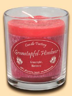Fruchtiger Kerzenduft für gemütliche Stunden. Granatapfel-Himbeer Party Lights Duftkerze von Candle Factory