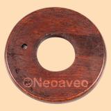 Lampensockel aus naturbelassenem Holz, lackiert, Bohrung ca. 3,5 cm. Runder Ersatzsockel in Gr��e XS, ca. 9,5 cm. Der kleine Holzsockel eignet sich f�r elektrische Anschlu�schnuren mit Schraubfasssung-gewinde, als auch f�r Anschlussleitungen mit Federklemmung. Perfekt zur Selbstgestaltung von Leuchtobjekten.