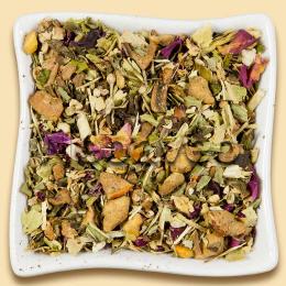 Kr&auml;utertee mit ausgesprochen leckerer Apfel-Zimt-Mischung aus Fr&uuml;chten, Gew&uuml;rzen und Sommerkr&auml;utern, nicht nur in der kalten Jahreszeit ein Hochgenuss f&uuml;r den Gaumen.
