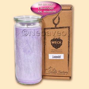 Lavendel XXL Jumbo Duftkerze Gigant, Candle Factory, SPA-Kerze, Gastronomie Kerze, Wellness Kerze, Wellnesskerze