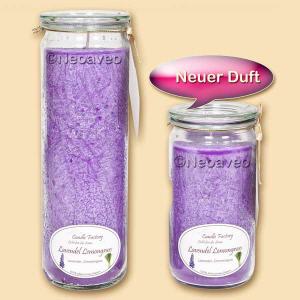 Jumbo Windlicht Lavendel Lemongrass Duftkerze, Candle Factory, SPA-Kerze, Gastronomie Kerze, Wellness Kerze, Wellnesskerze