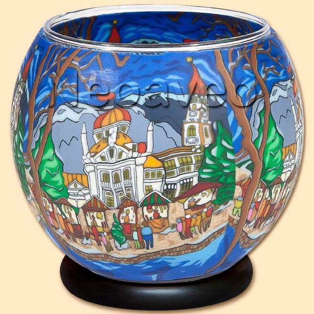 Meran XXL Leuchtglas Lampe