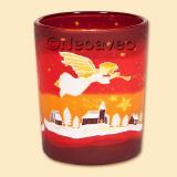 Fliegender Musikengel Votivglas, 6 cm,  von kerzefarm Hahn, f�r Teelicht, Votivkerze, LED-Teelicht, Kerzenfarm Hahn