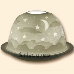 Dome Light, Lithophanie Windlicht, Starlights Windlichter, Dome Lights, im Geschenkkarton, Kerzenfarm Hahn