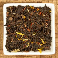 Oriental Moments, Teemischung aus Pu Erh Tee und Oolong Tee und orientalischem Hauch, weichem Vanillegenuss, Schokonote und würzig-winterlicher Geschmacksnote.