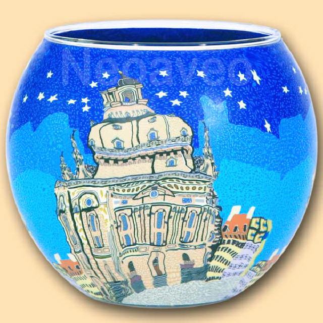 Kathedrale - Leuchtglas 11cm