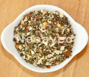 Peperoncino, eine ssehr scharfe Gew�rzmischung mit pfeffriger Note. F�r die Zubereitung feuriger Speisen, Steaks, Gerichte vom Grill, Pfannengerichte.