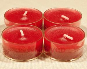 Teelicht Rot-Rubinrot von Wenzel Kerzen, kleines teelicht f�r viel Anl�sse, Feierlichkeiten,  Hochzeitstisch-Dekoration, Gastronomie und Hotelgewerbe, von Wenzel Kerzen