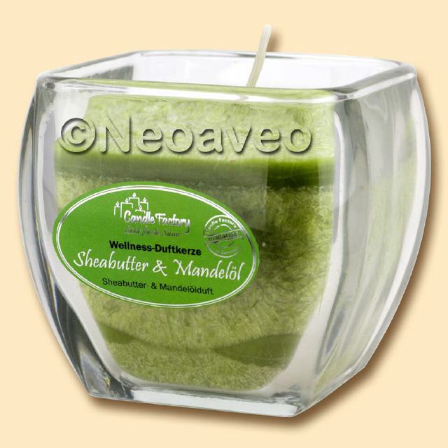 Sheabutter Mandelsöl Wellness Duftkerze
