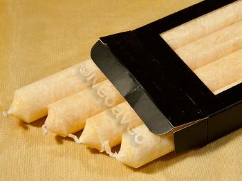 Creme Stearin Stabkerze