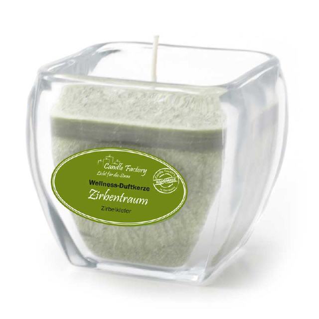 Zirbentraum Wellness Duftkerze